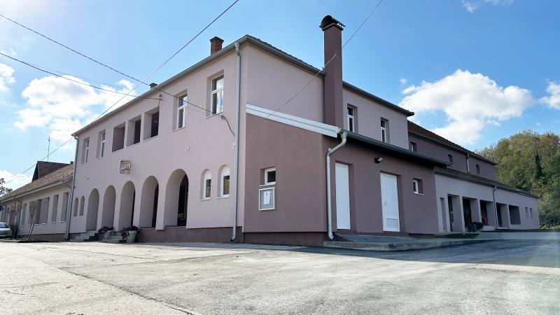 New look of the Cultural Centre in the Bobovo village with EU support