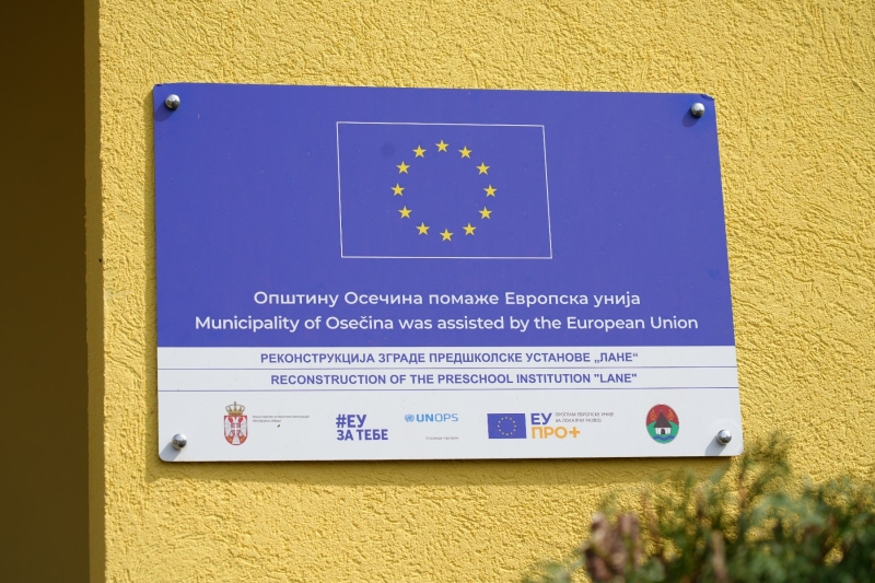 European Union supports the improvement of living conditions in Bajana Bašta and Osečina